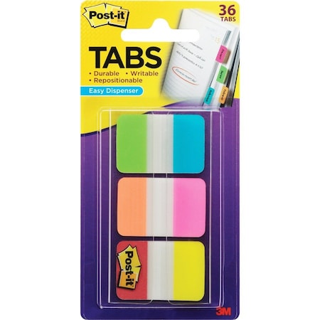 Post-It Tabs, Postit, Alternating, Ast, PK36 MMM686ALOPRYT